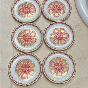 Set of 6 Rosenthal porcelain wine coasters
